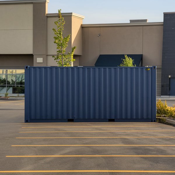 our commercial storage containers can be customized with shelving or racks to maximize storage space
